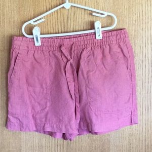 Garnet Hill linen shorts